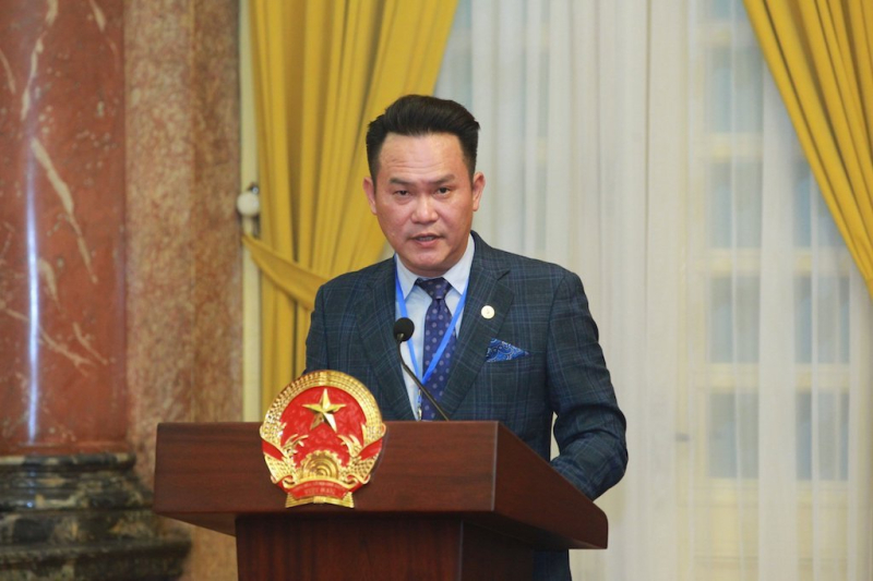 Ông Đặng Hồng Anh, Chủ tịch Hội Doanh nhân trẻ Việt Nam.