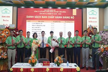 ĐẢNG BỘ CÔNG TY CỔ PHẦN CÔNG NÔNG NGHIỆP TIẾN NÔNG TỔ CHỨC ĐẠI HỘI LẦN THỨ VI, NHIỆM KỲ 2025 – 2030