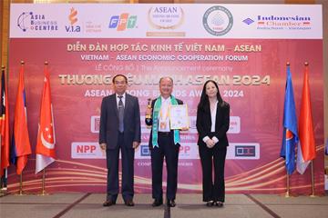 Tiến Nông vinh dự được bình chọn là Thương hiệu mạnh tiêu biểu của doanh nghiệp Asean năm 2024