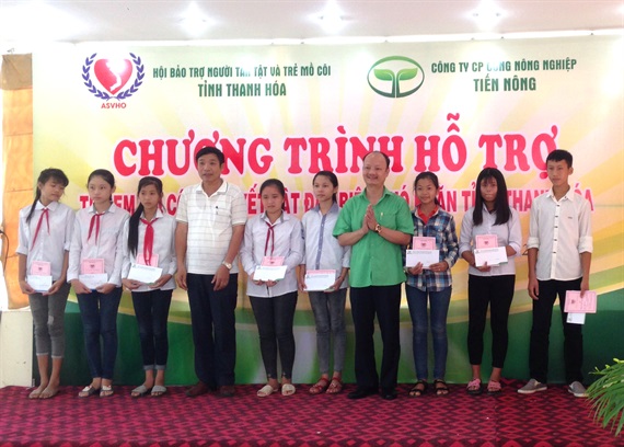 Tiến Nông đồng hành giúp đỡ trẻ em khó khăn