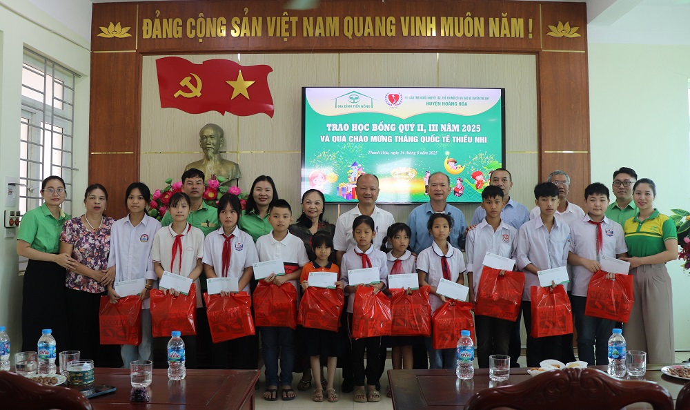 Tháng hành động vì trẻ em 2025: Tiến Nông tiếp tục hành trình trao yêu thương, gieo mầm tương lai